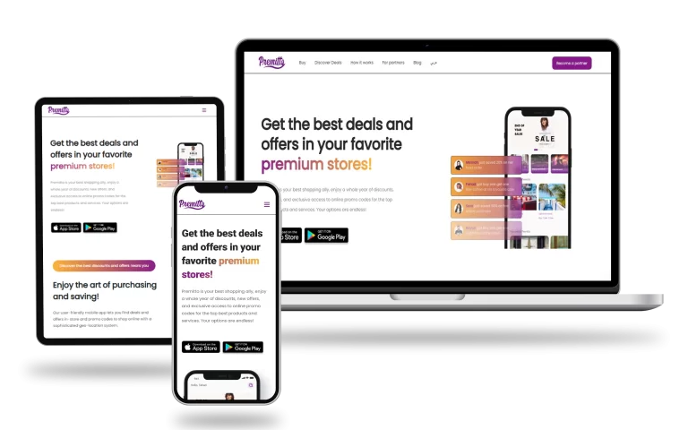 Premitto website developed by Start Tech | web development company in Dubai